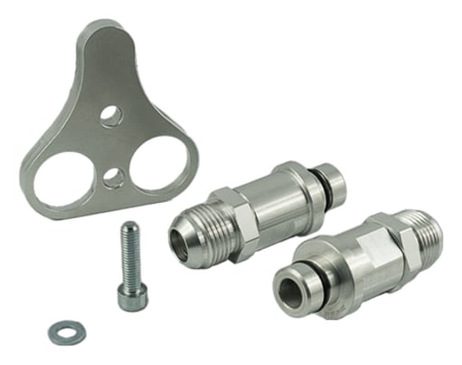 Adapter chłodnicy oleju do skrzyni biegów BMW Getrag DCT DKG + Nyple 18x1.5 AN10
