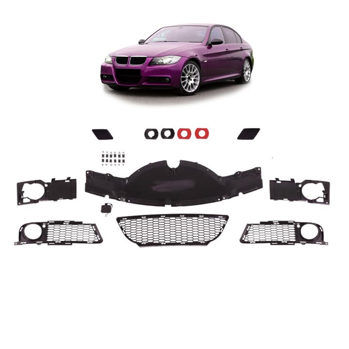 Akcesoria zderzaka BMW 3 E90 E91 Przód Kratki
