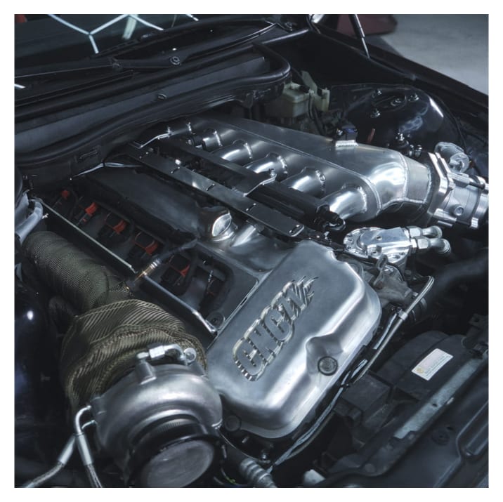 Aluminiowa pokrywa zaworów BMW M52TU/M54