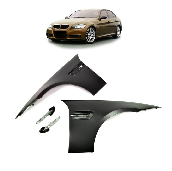 Błotniki BMW 3 E90 E91 przód LED
