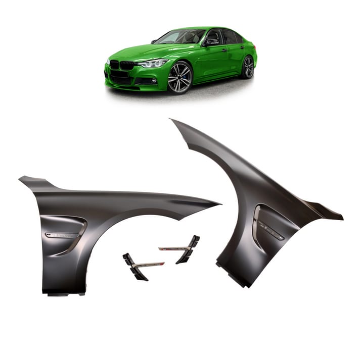 Błotniki BMW 3 F30 F31 Przód Black