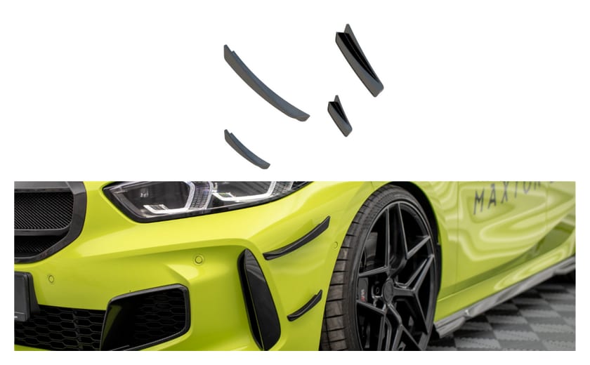 Canards BMW 1 F40 M-Pack Zderzak Przód Carbon
