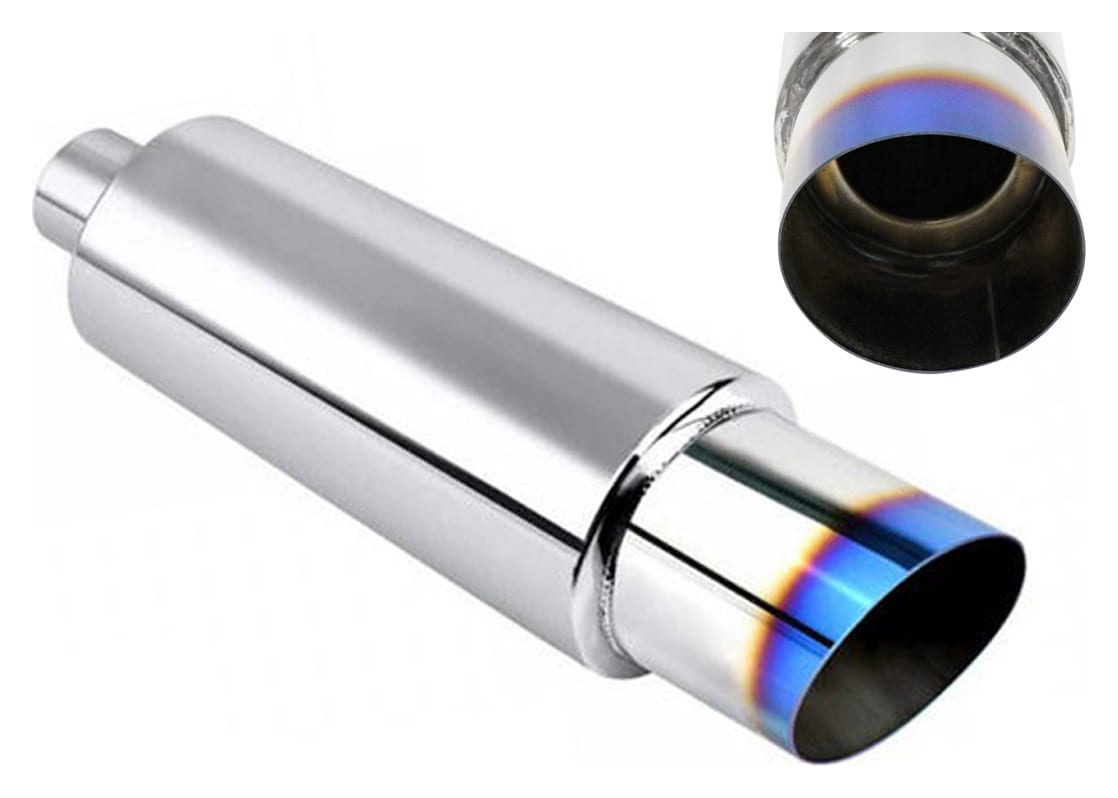 Tłumik Końcowy TurboWorks 89mm Wejście 2,5" (63mm) Burn