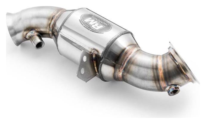 Downpipe Mercedes W205 C200 2.0 T + tłumik