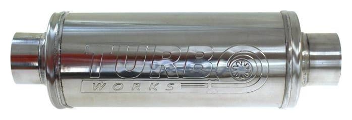 Tłumik Środkowy 3" (76mm) TurboWorks RS 409SS 300mm