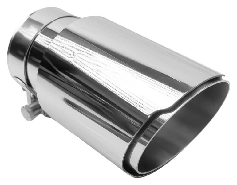 Końcówka tłumika 89mm wejście 70mm Polerowana