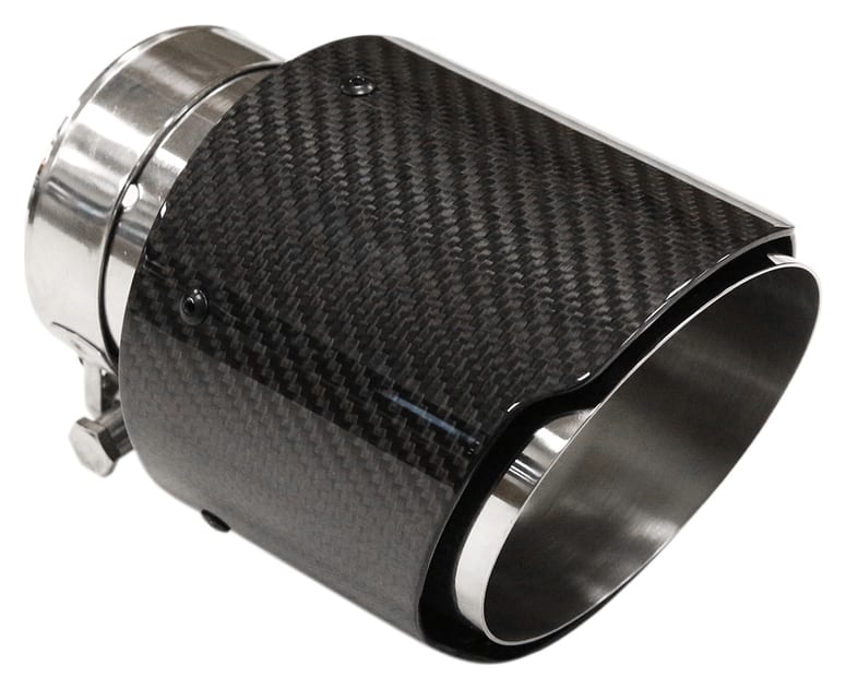 Końcówka Tłumika Typ:01 101mm wejście 76mm Carbon Gloss