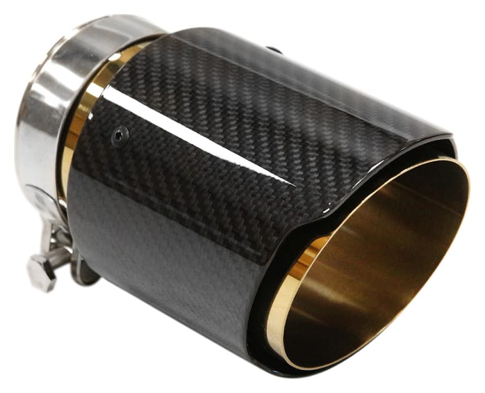 Końcówka Tłumika Typ:10 114mm wejście 76mm Carbon Gloss