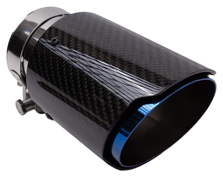 Końcówka Tłumika Typ:11 89mm wejście 76mm Carbon Gloss