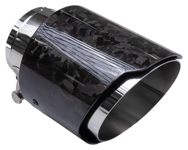 Końcówka Tłumika Typ:14 114mm wejście 70mm Carbon Gloss