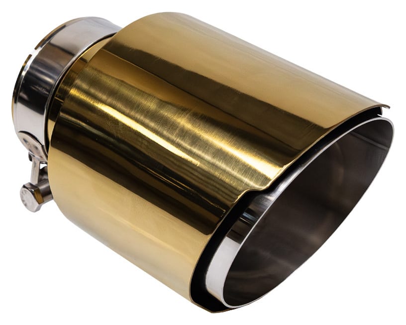 Końcówka Tłumika Typ:39 89mm wejście 76mm Gold Satin