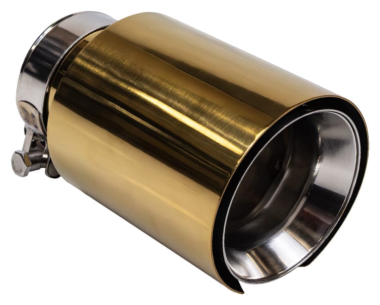 Końcówka Tłumika Typ:51 101mm wejście 70mm Gold Satin