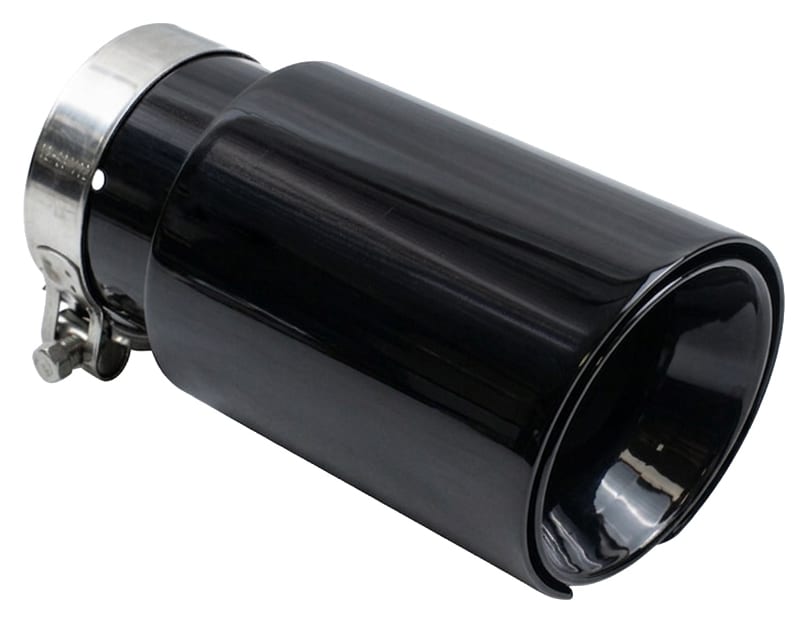 Końcówka Tłumika Typ:51 89mm wejście 76mm Black Chrome