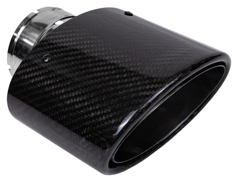Końcówka Tłumika Typ:64 150mm wejście 70mm Carbon Gloss