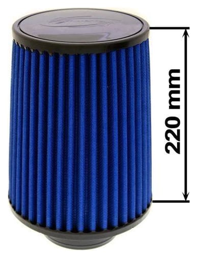 Filtr stożkowy Simota H:220mm OTW:60-77mm JAU-X02201-15 Niebieski