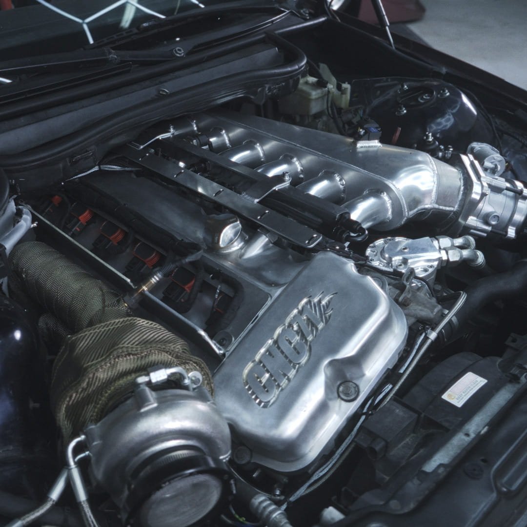 Aluminium valve cover BMW M52TU/M54
