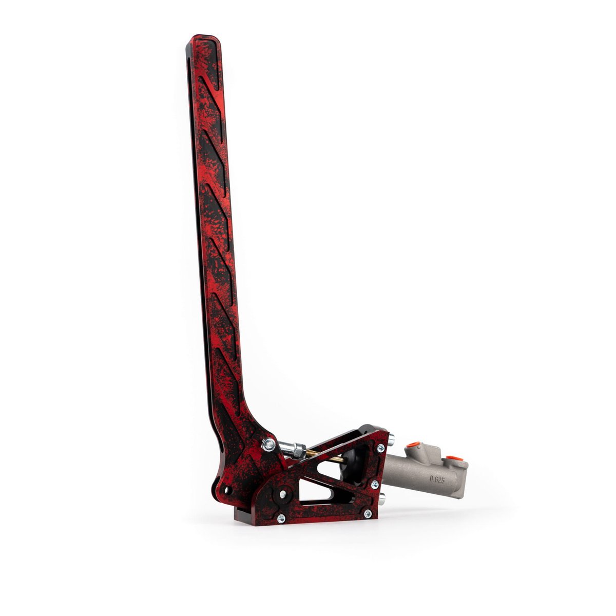 Hydraulic handbrake PRO (finish: black-red anode splash; pump: 0.75)
