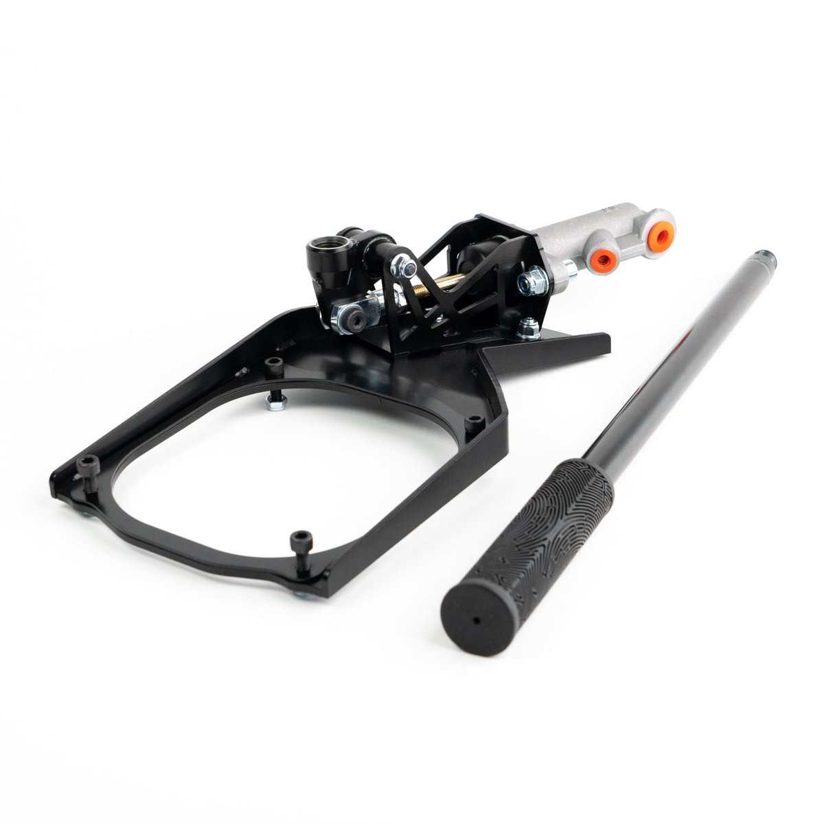 Hidden hydraulic handbrake Nissan 350Z / Infiniti G35 (pump: Wilwood 0.7; steering: right (RHD))