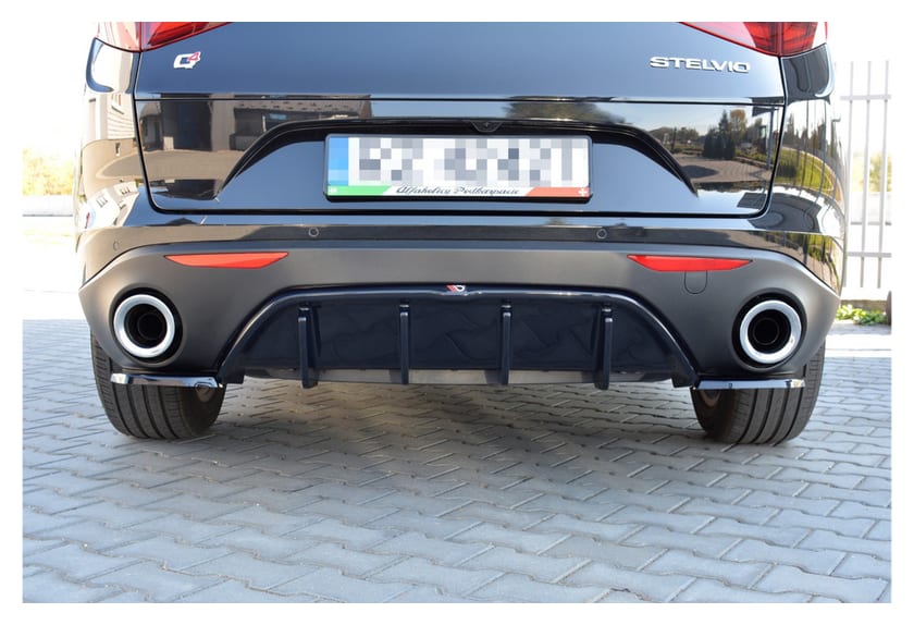 Dokładka Alfa Romeo Stelvio Zderzak Tył Gloss Black