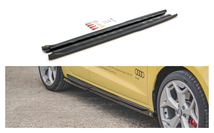 Dokładka Audi A1 GB S-Line Progi Gloss Black