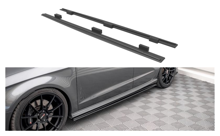 Dokładka Audi A3 8V Facelift S-Line Progi Street Pro Black