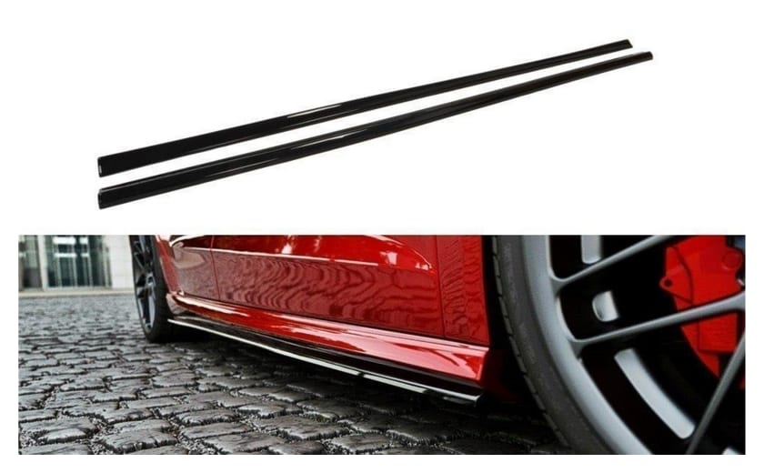 Dokładka Audi A3 8V Progi Gloss Black