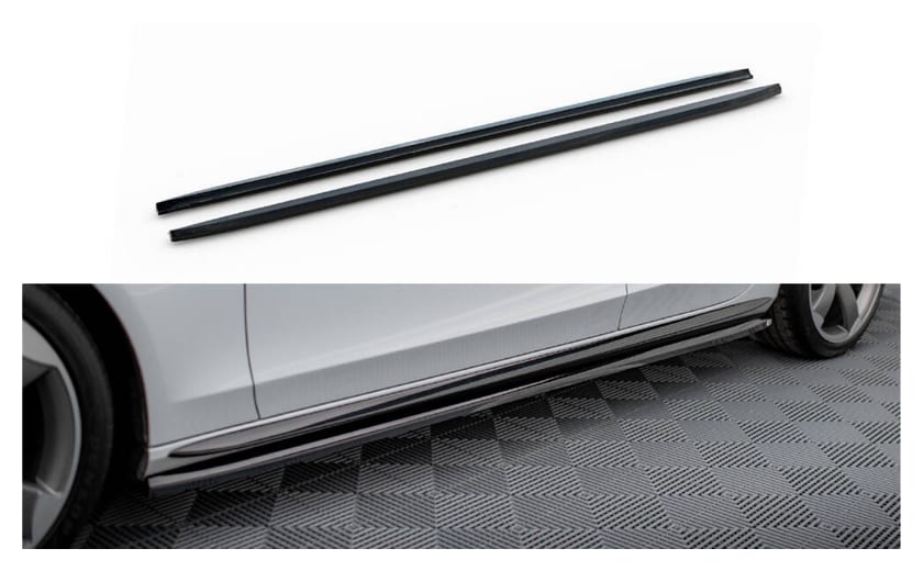 Dokładka Audi A4 B8 Progi v.3