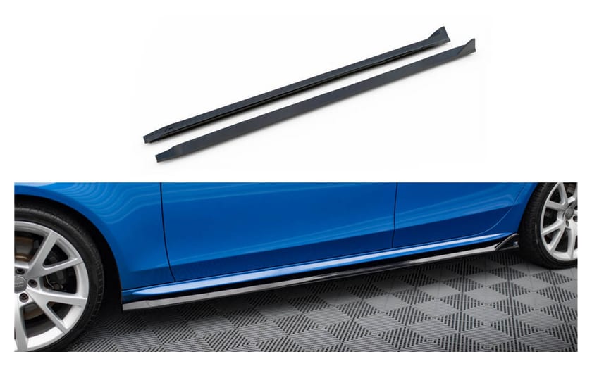 Dokładka Audi A4 B8 Progi v.4