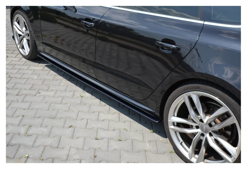 Dokładka Audi A5 8T Facelift Progi Gloss Black