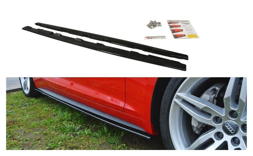 Dokładka Audi A5 F5 S-Line Progi Gloss Black
