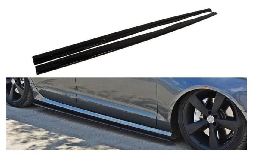Dokładka Audi A6 C7 S-Line Progi Gloss Black