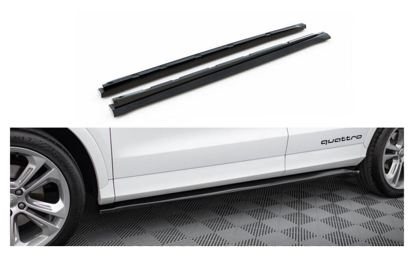 Dokładka Audi Q3 8U S-line Progi