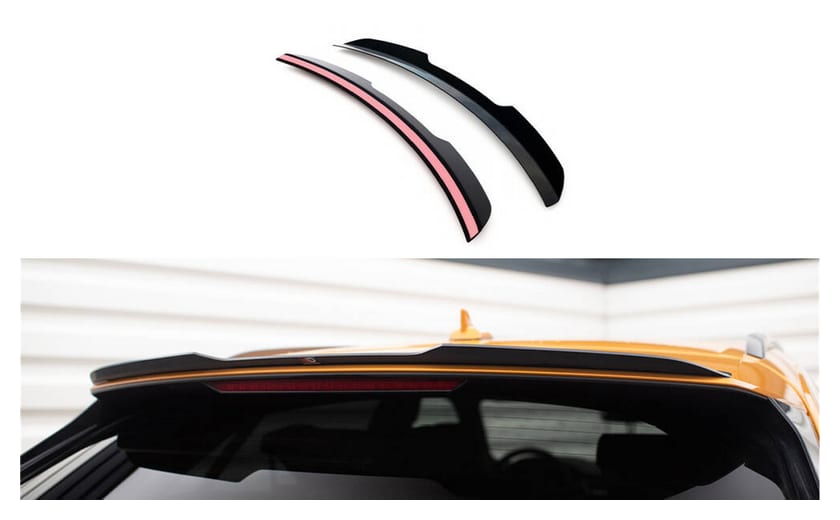 Dokładka Audi Q8 4M S-Line Spoiler Góra Gloss Black