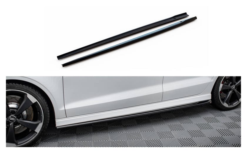 Dokładka Audi RS3 8V Facelift Progi v.2