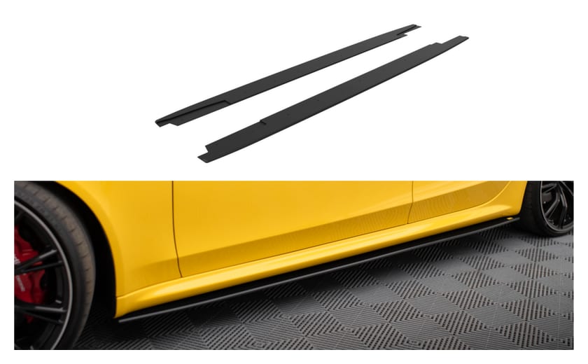 Dokładka Audi RS4 B8 Progi Street Pro Black