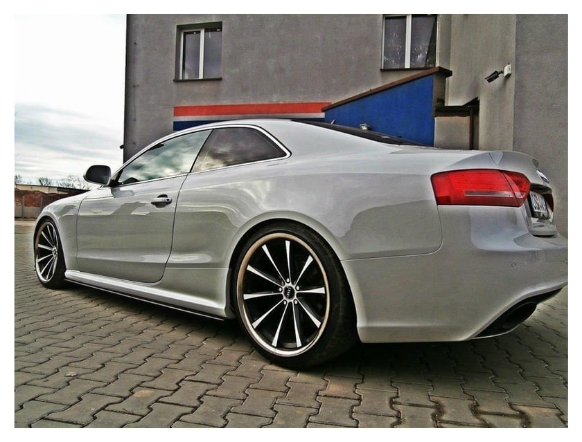 Dokładka Audi RS5 8T Progi Gloss Black