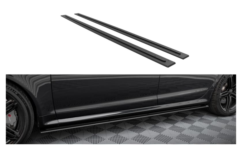 Dokładka Audi RS6 C6 Progi Street Pro Black