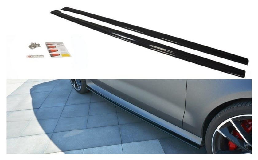 Dokładka Audi RS7 C7 Facelift Progi v.1 Gloss Black