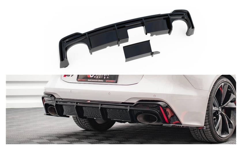 Dokładka Audi RS7 C8 Zderzak Tył Wersja z hakiem