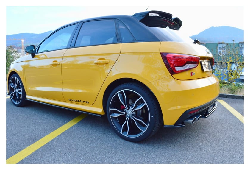 Dokładka Audi S1 8X Progi Gloss Black