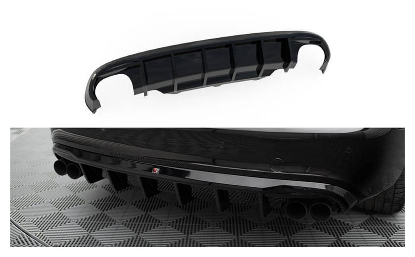 Dokładka Audi S5 8T Zderzak Tył Gloss Black