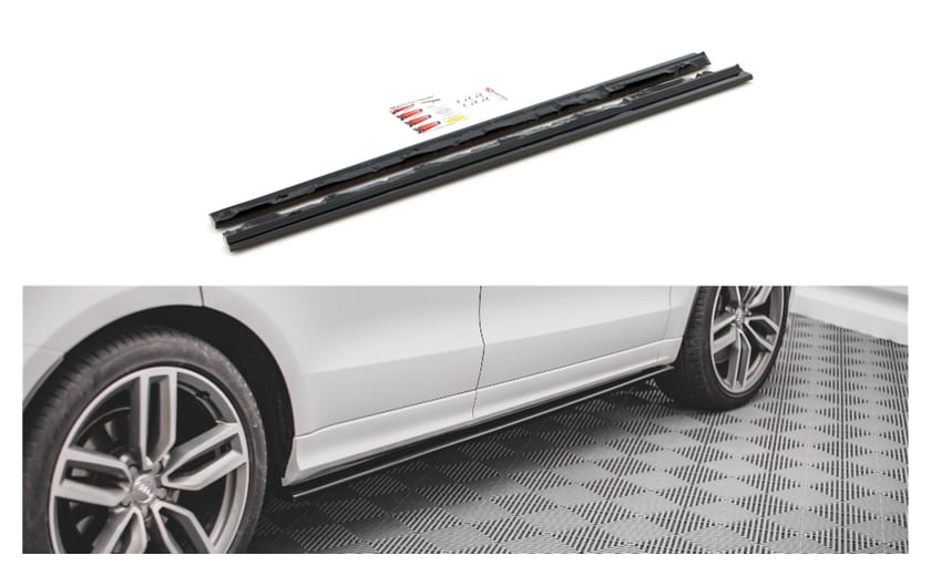 Dokładka Audi SQ5 8R Progi Gloss Black
