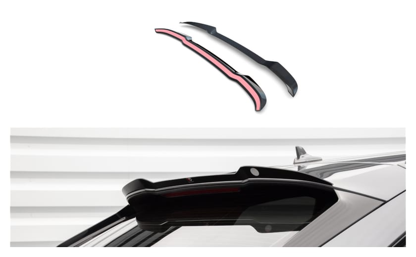 Dokładka Audi SQ5 FY Facelift Spoiler Góra Gloss Black