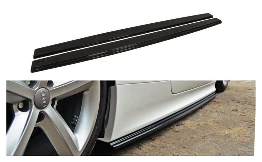 Dokładka Audi TT 8J RS Progi Gloss Black