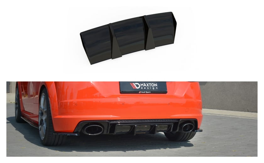 Dokładka Audi TT 8J RS Zderzak Tył Gloss Black