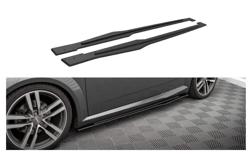 Dokładka Audi TT 8S S-Line Progi Street Pro Black-Red