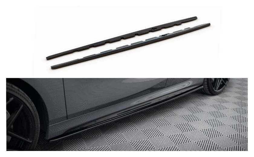 Dokładka BMW 1 F40 M-Pack Progi v.1 Gloss Black