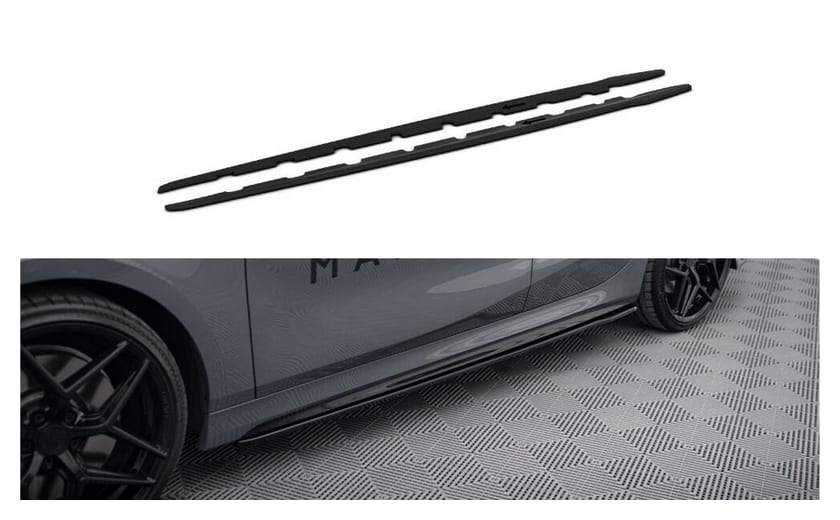 Dokładka BMW 1 F40 M-Pack Progi v.2 Gloss Black