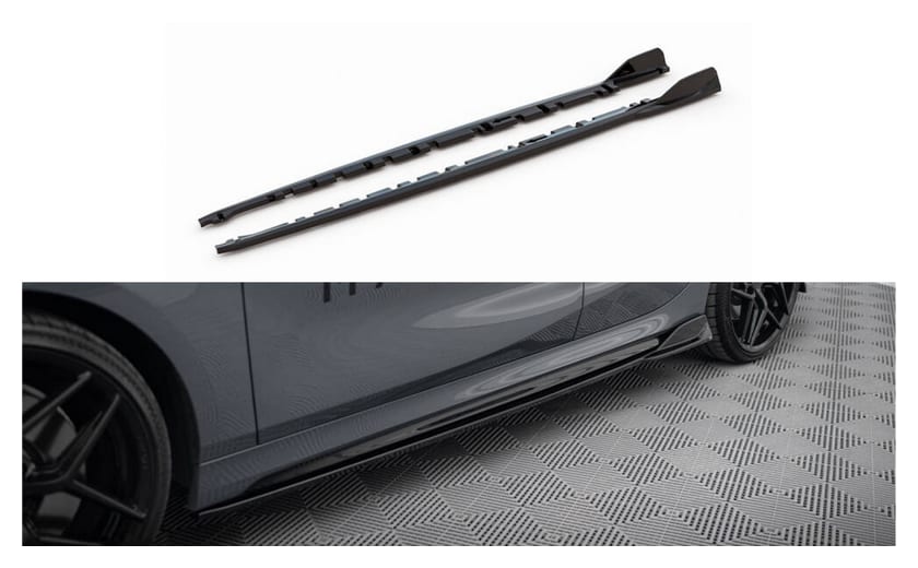 Dokładka BMW 1 F40 M-Pack Progi v.3 Gloss Black