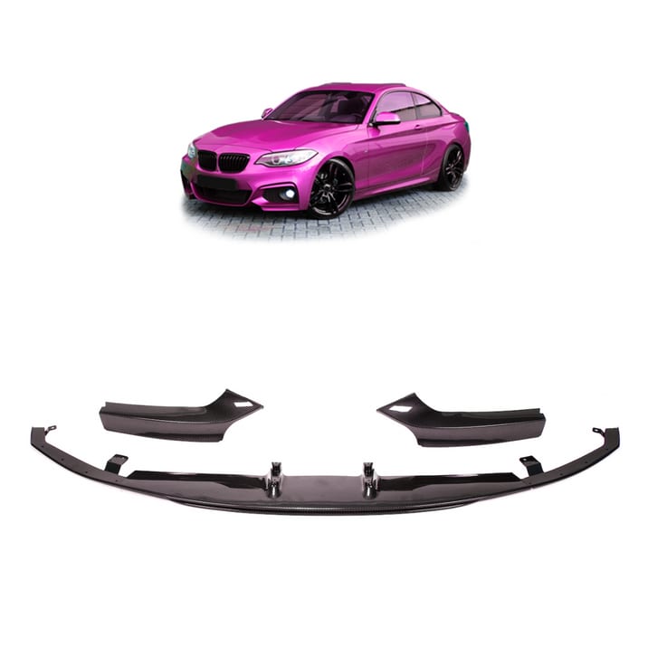 Dokładka BMW 2 F22 F23 Zderzak Przód Carbon Look